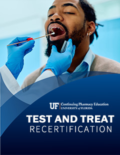 Test and Treat Recertification Program for License Renewal Banner